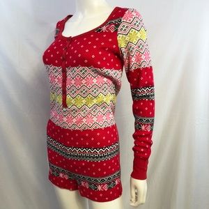 M PINK Victoria’s Secret Romper NWT